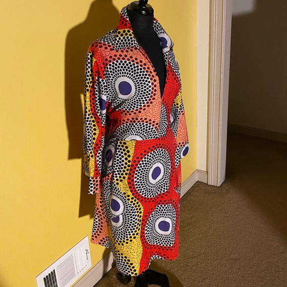 Vibrant Patterned Dress - Picture 1 of 3